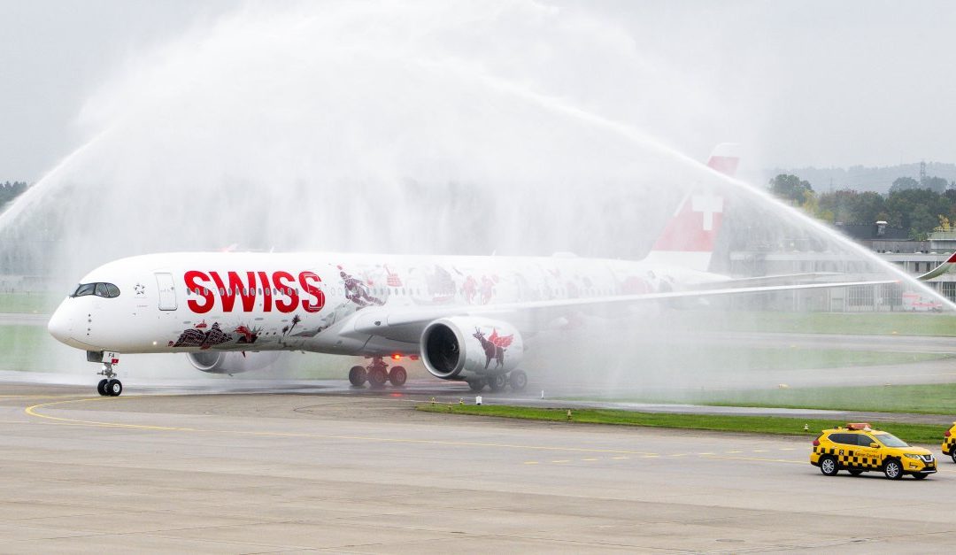 SWISS A350 Touches Down in Zurich, Launching Luxury ‘Senses’ Era